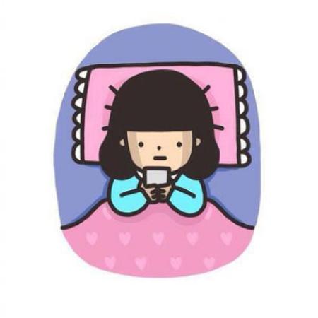情侣头像拿杯子一左一右卡通